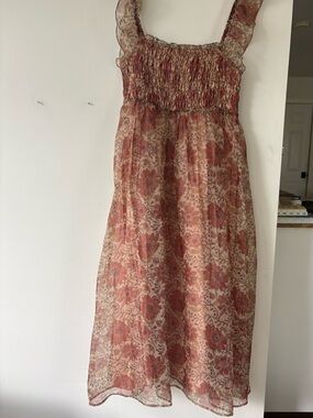 NoraLee Smocked Floral Dress in
